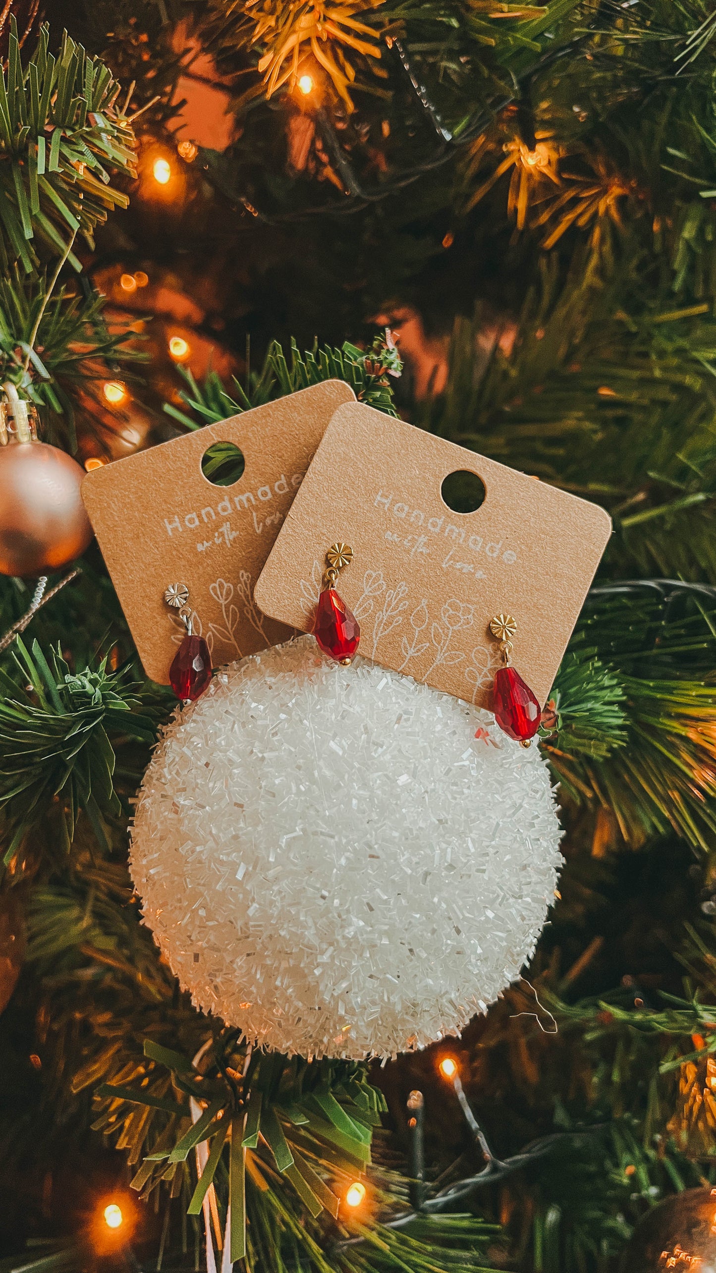 Sofia | Boucles d'oreilles avec perles facettées