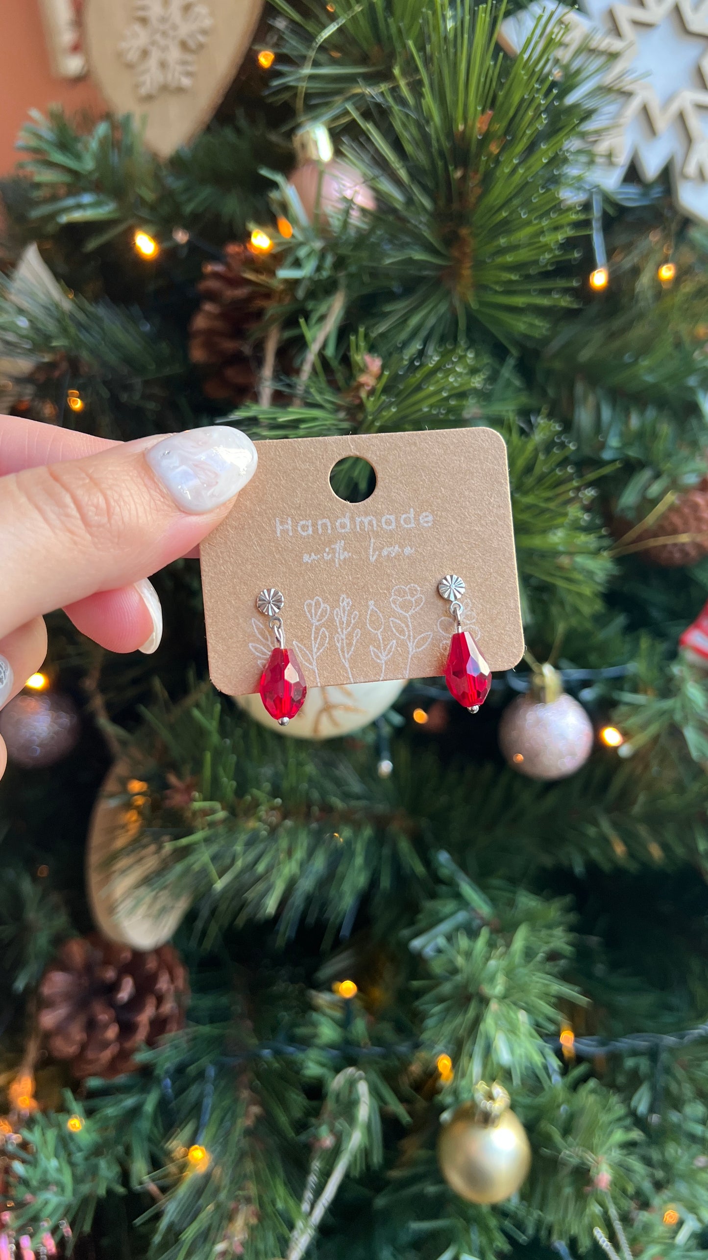 Sofia | Boucles d'oreilles avec perles facettées