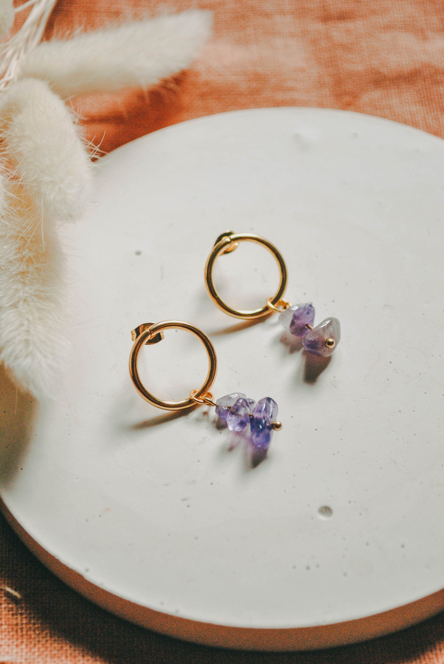 Lina | Boucles d'oreilles Pierres Naturelles