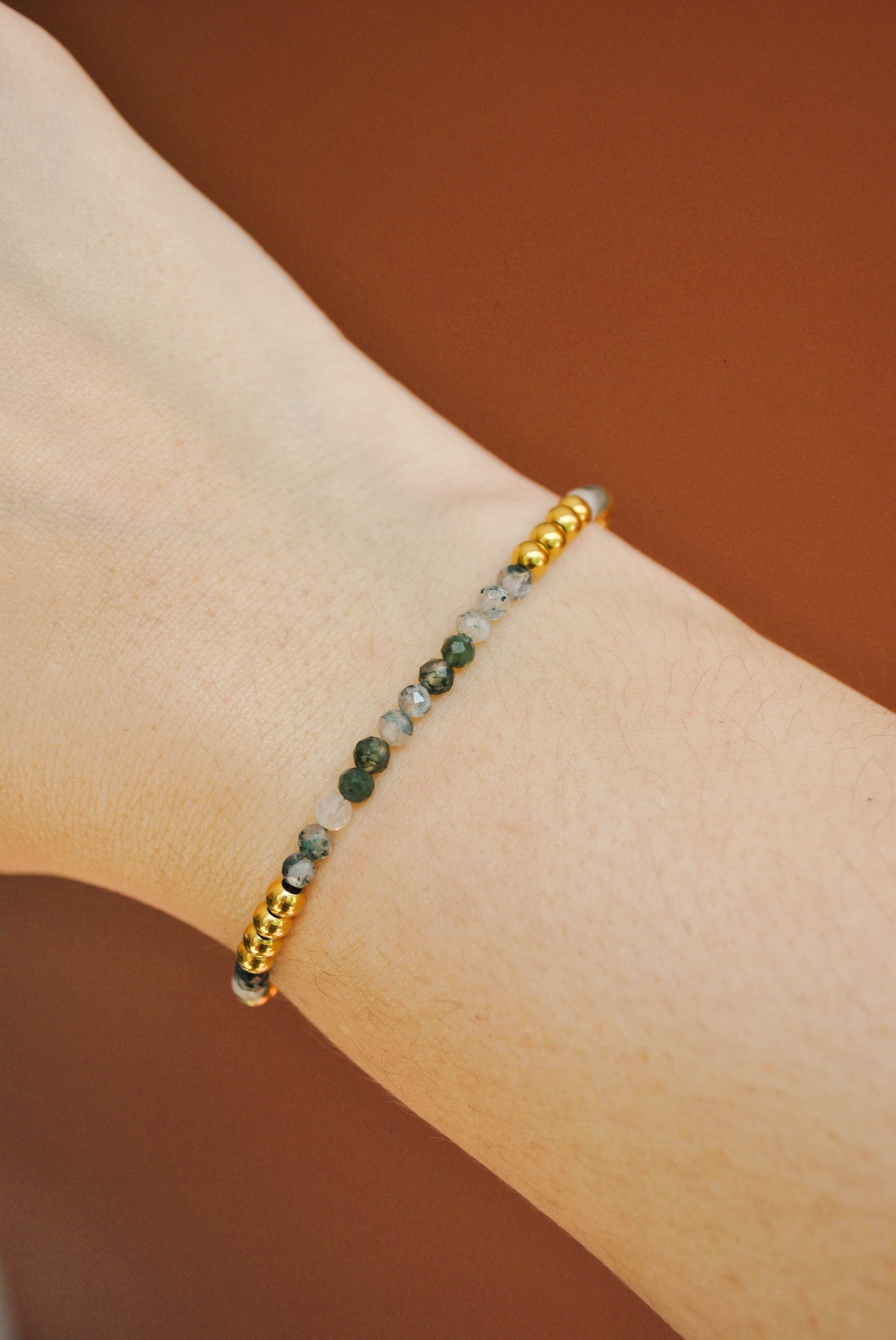 Soléa | Bracelet en Agate mousse