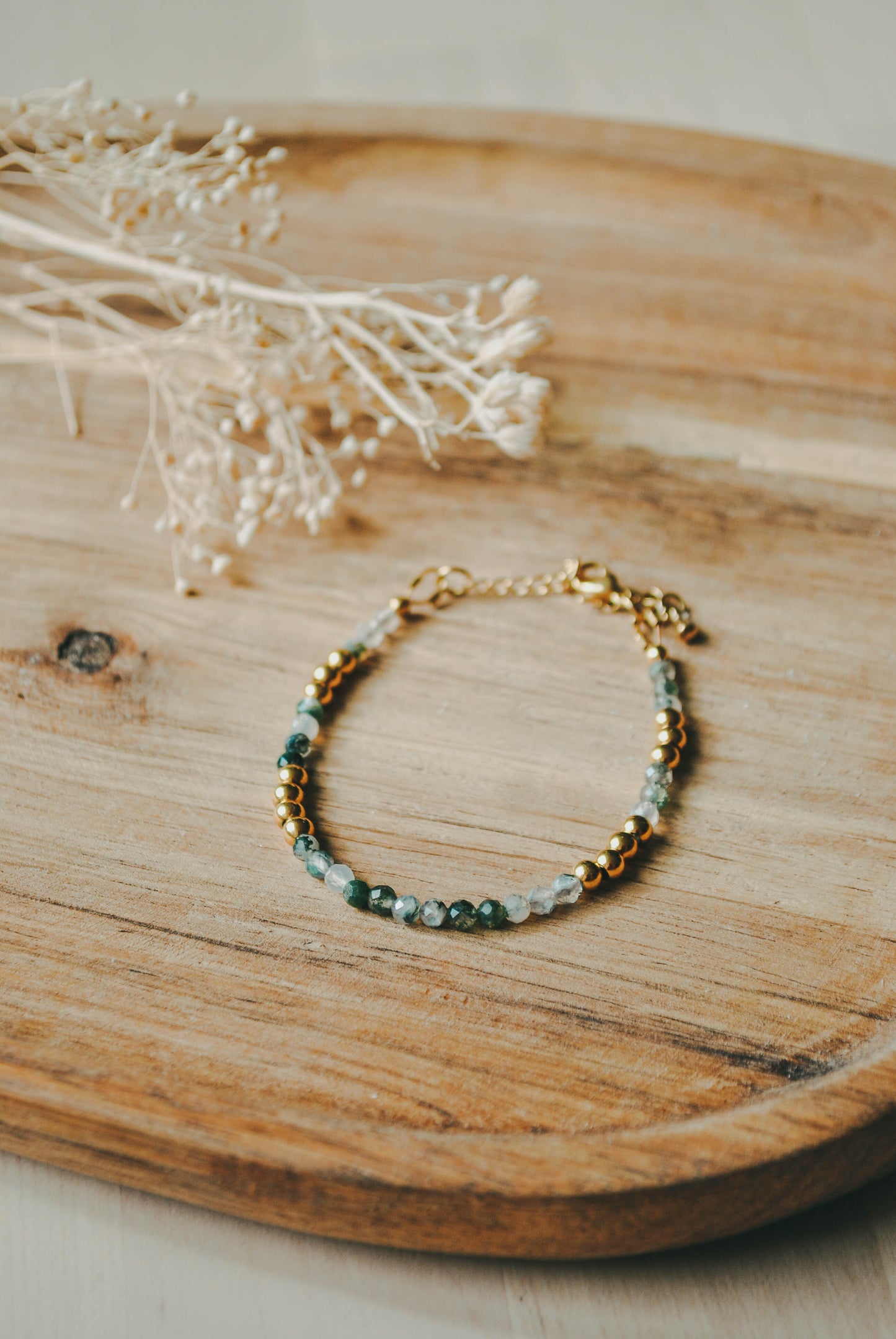 Soléa | Bracelet en Agate mousse