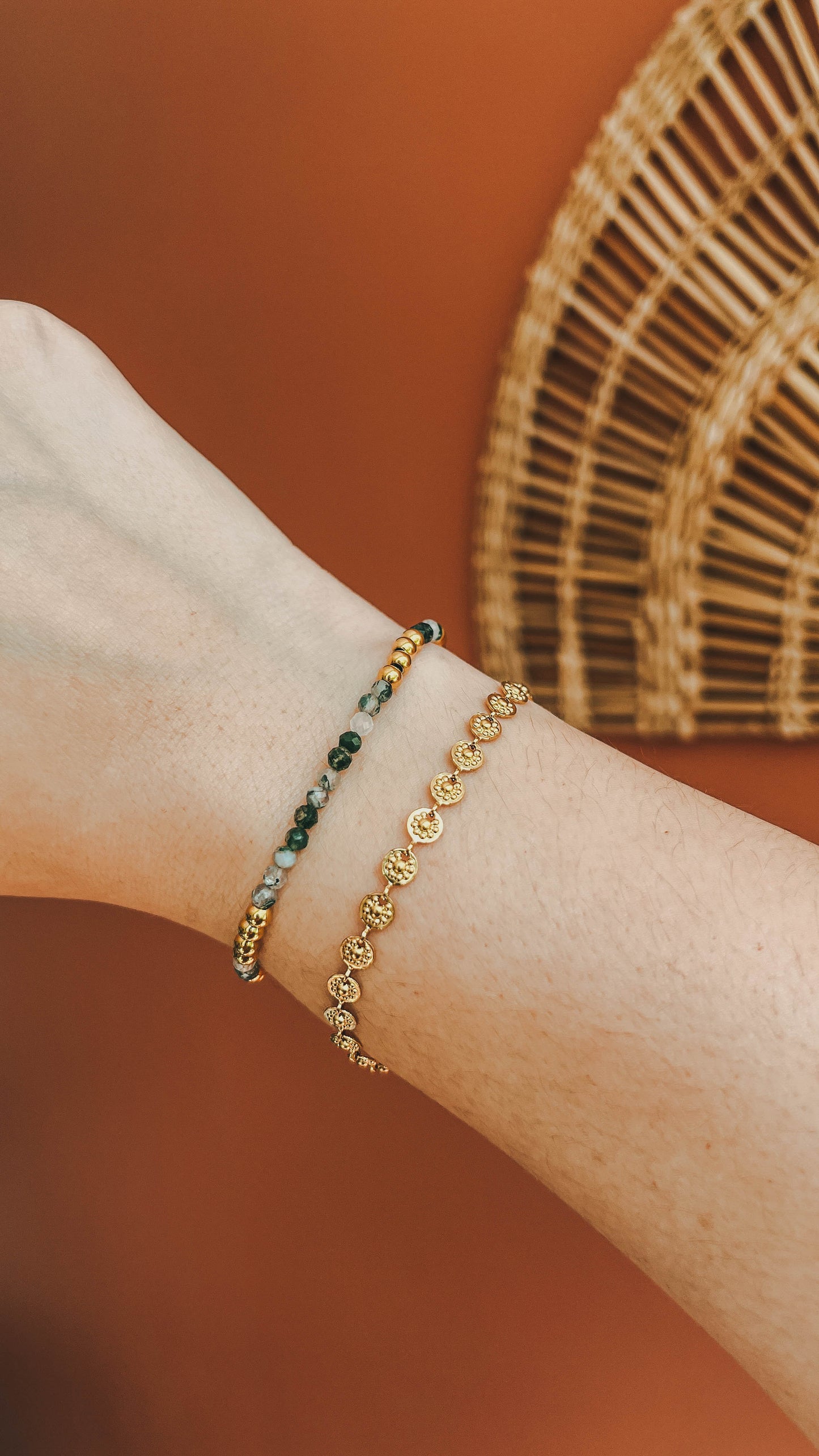 Soléa | Bracelet en Agate mousse