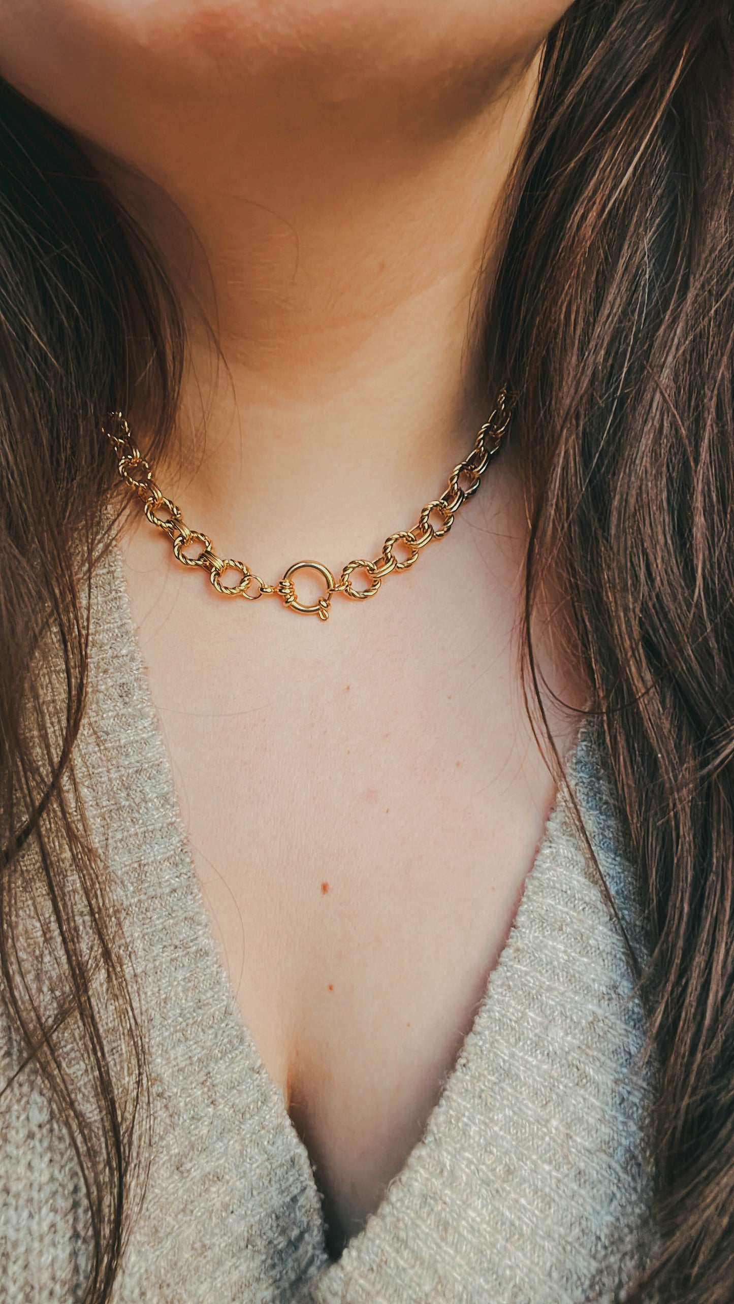 Héline | Collier en acier inoxydable
