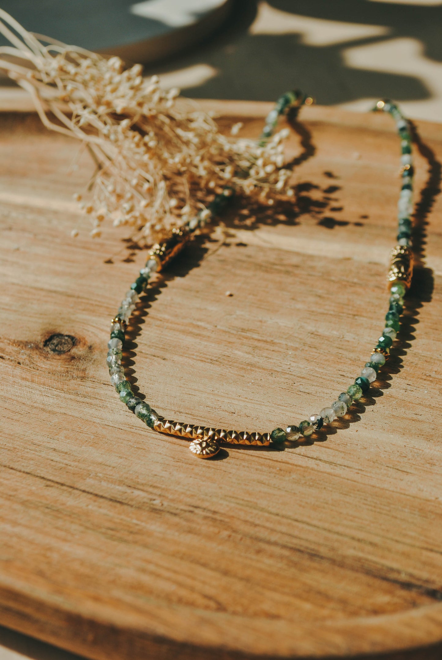 Soléa | Collier en Agate mousse