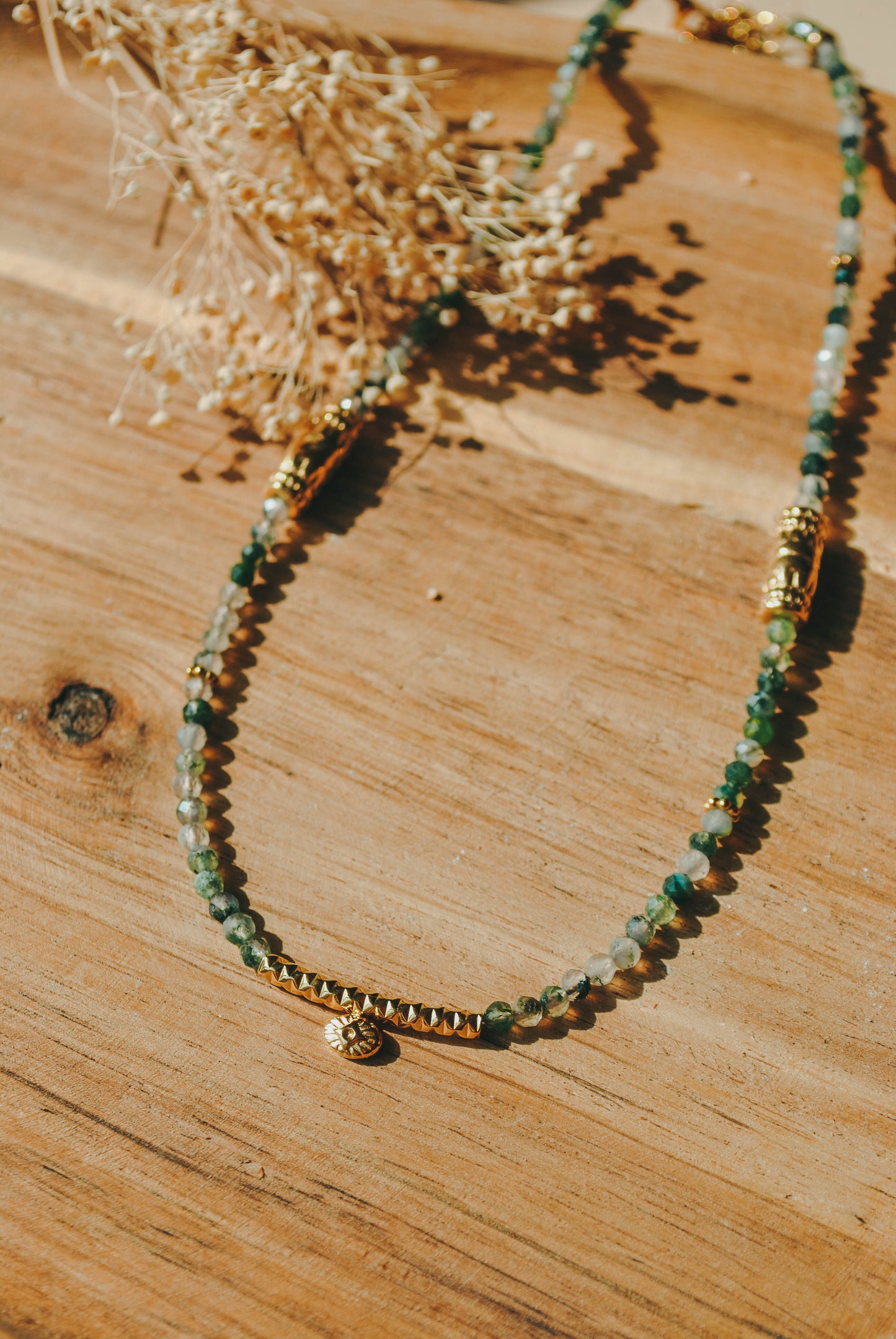 Soléa | Collier en Agate mousse
