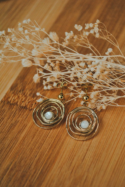 Jade | Boucles d'oreilles nacre