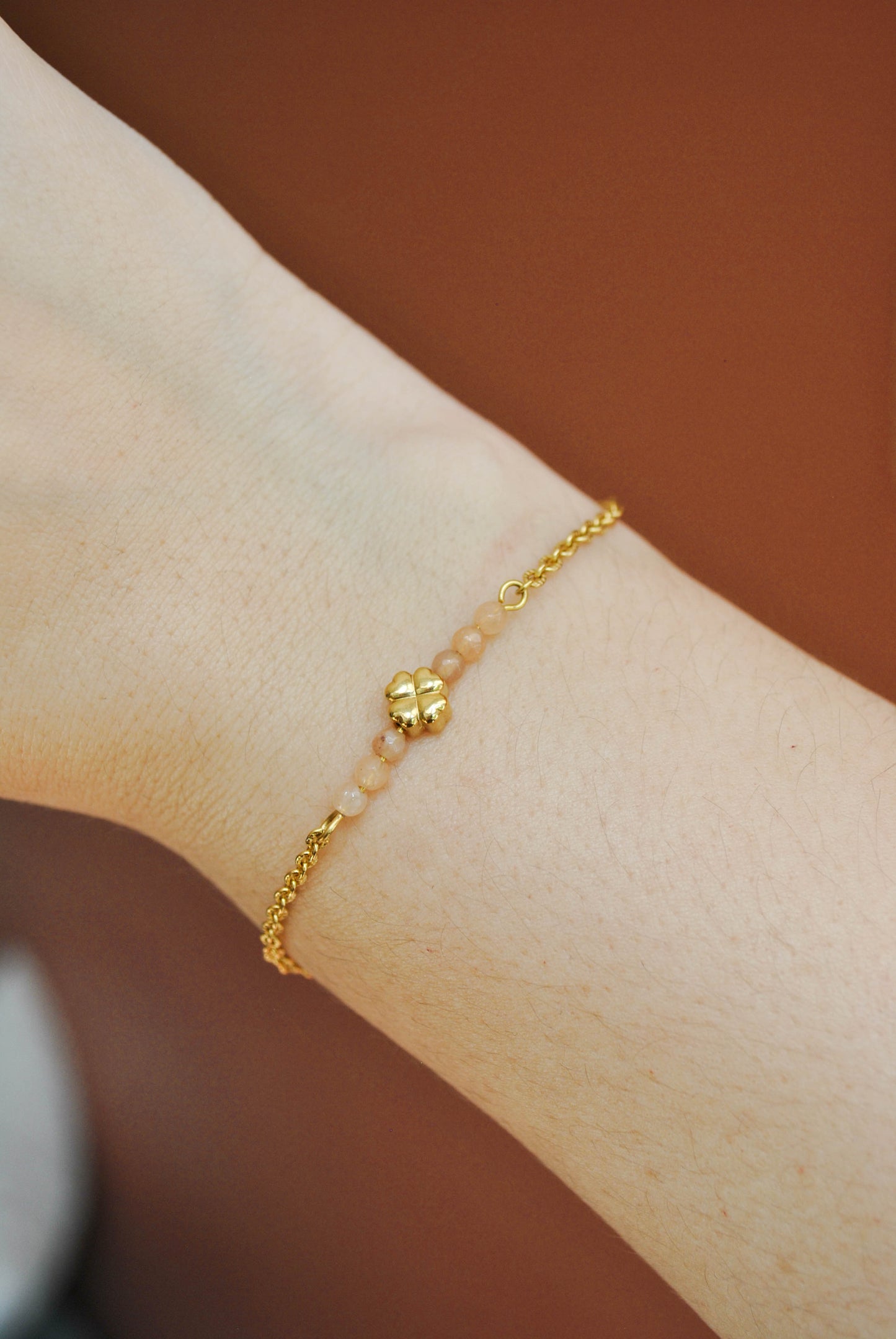 Alma | Bracelet en acier inoxydable & Agate