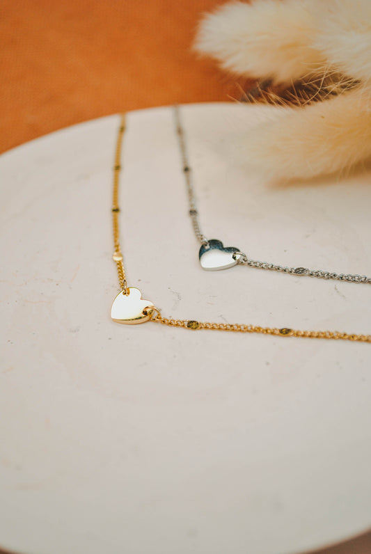 Little Heart | Collier en acier inoxydable