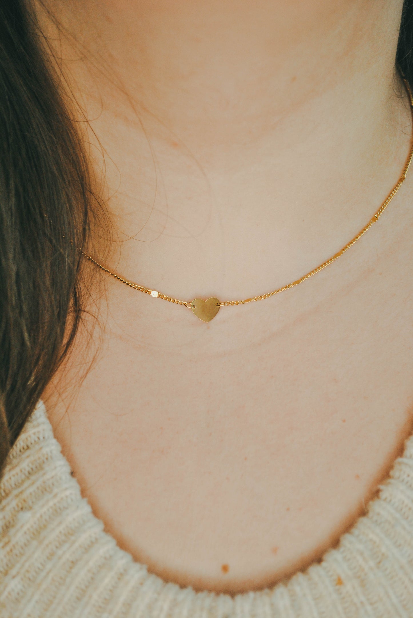 Little Heart | Collier en acier inoxydable