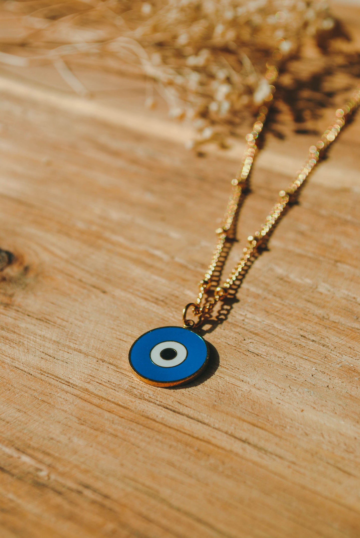 Ysé | Collier en acier inoxydable et breloque Oeil